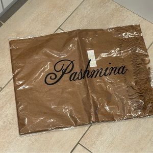 Pashmina bronze brown scarf or wrap new!